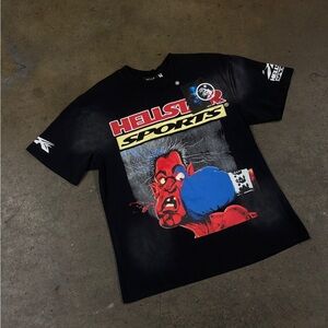 Hellstar Sports Men's Black Graphic Tee